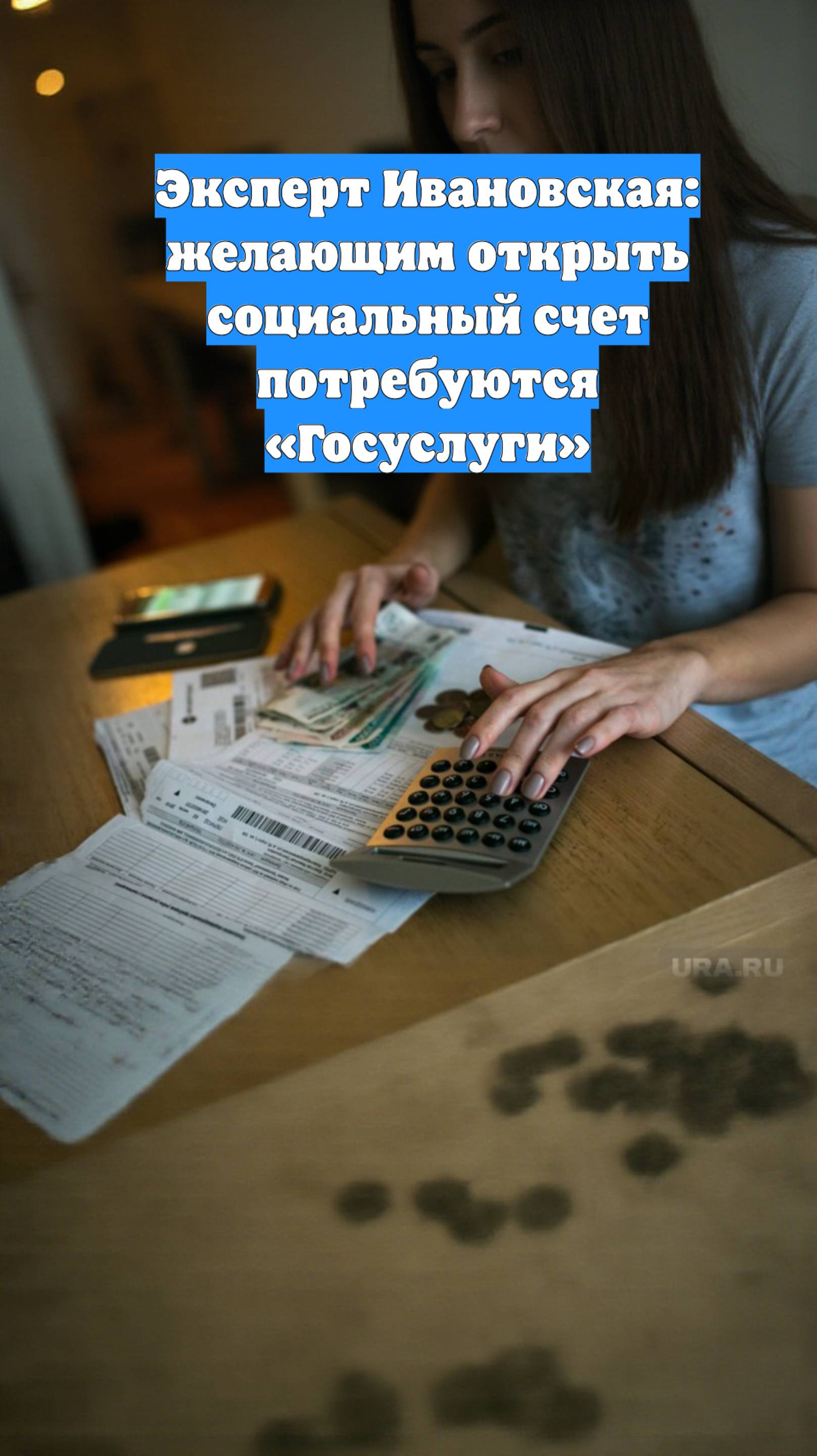 Эксперт Ивановская: желающим открыть социальный счет потребуются «Госуслуги»