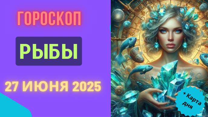 🐟 ГОРСКОП НА СЕГОДНЯ 27 ИЮНЯ — РЫБЫ, ВРЕМЯ МЕЧТАТЬ И ДОВЕРЯТЬ!