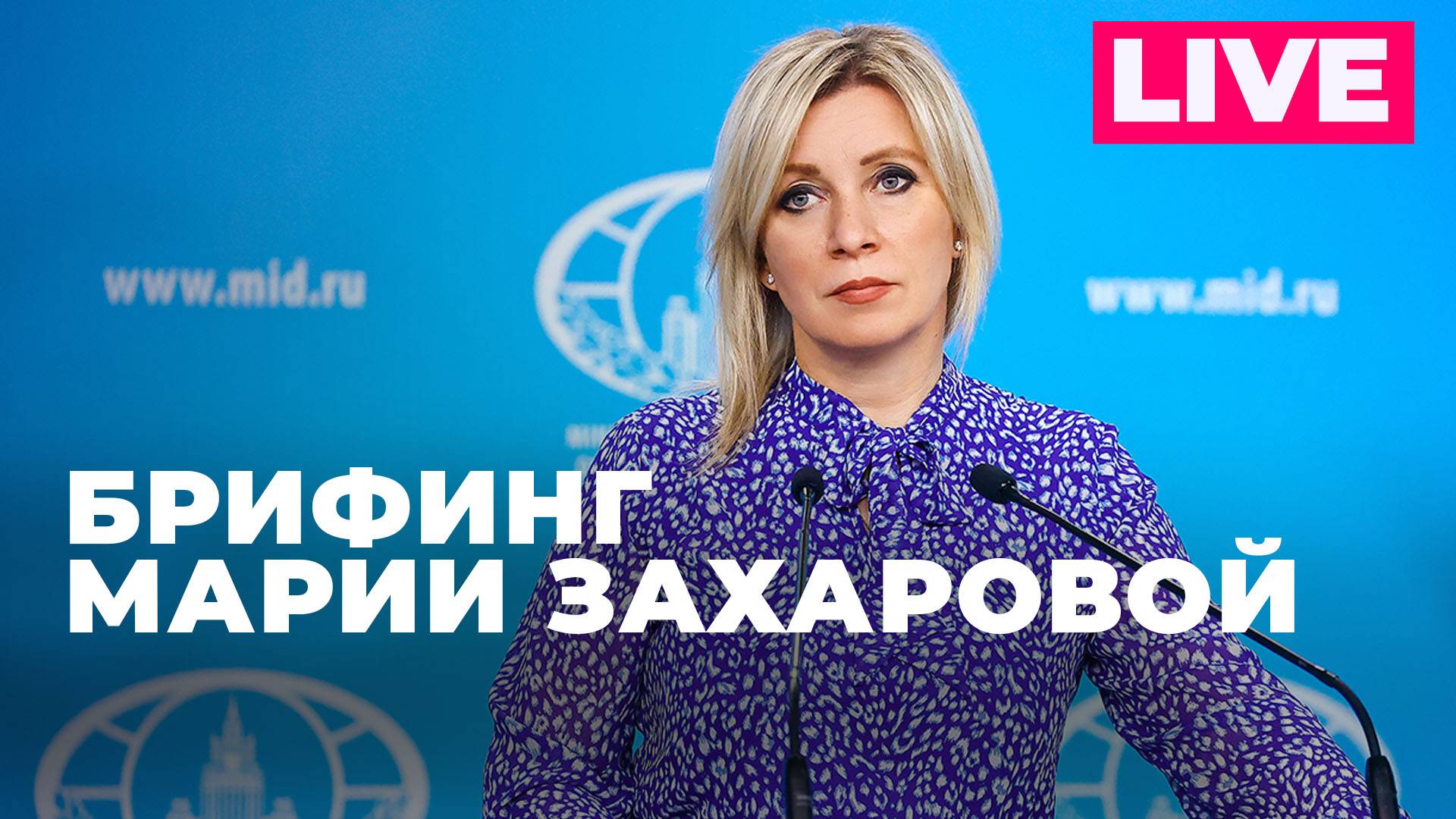 Итоги саммита НАТО: Захарова проводит брифинг для журналистов