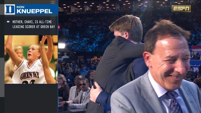 Kon Knueppel goes #4 overall by the Charlotte Hornets in the 2025 NBA Draft!
