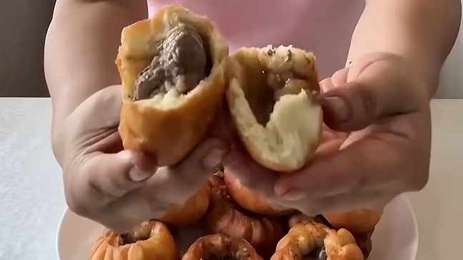 Очень вкусные, мягкие БЕЛЯШИ...🥟🥩😋