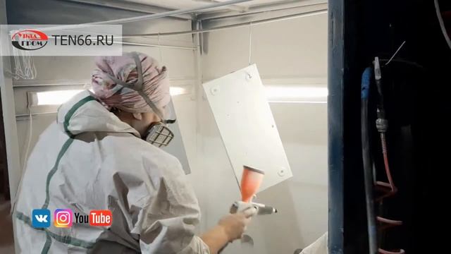 Покраска корпуса котла ЭВПМ УралПром
