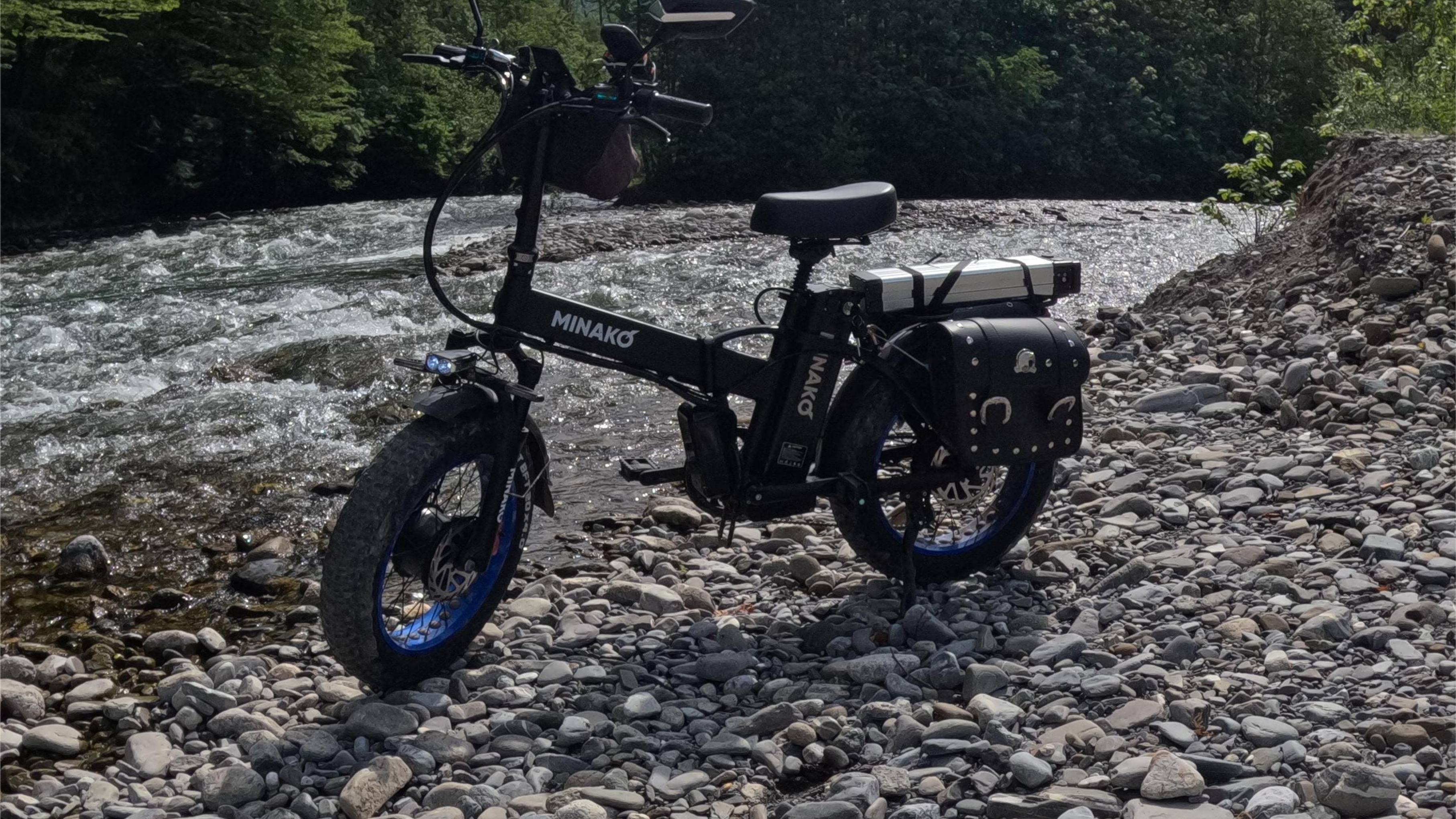 Minanako F10 Dual, 50 км по горам.