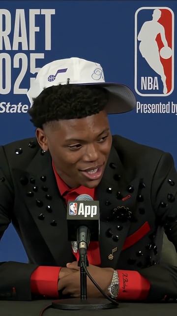 Ace Bailey on being selected by the Utah Jazz