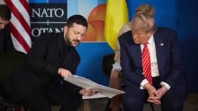 На саммите НАТО в Гааге состоялась встреча президентов США и Украины