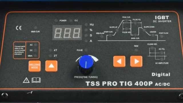 АППАРАТ TIG СВАРКИ АЛЮМИНИЯ TSS PRO TIGMMA 400P ACDC DIGITAL [get-save.com]