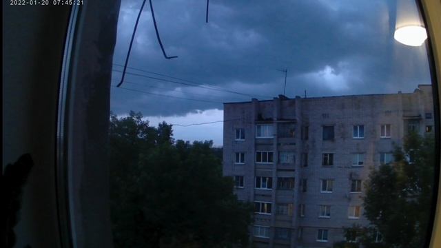 закат и снова дождь