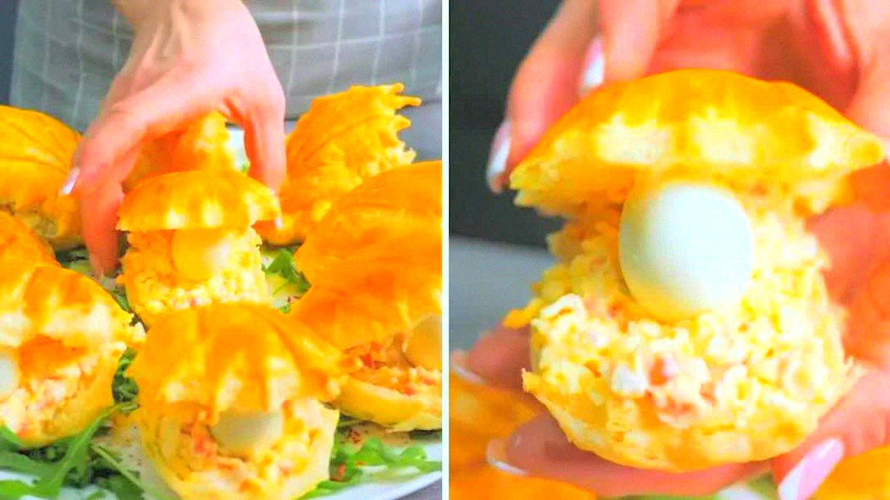 Вкуснейшая закуска за 20 минут – гости в восторге! Простой рецепт для праздничного стола
