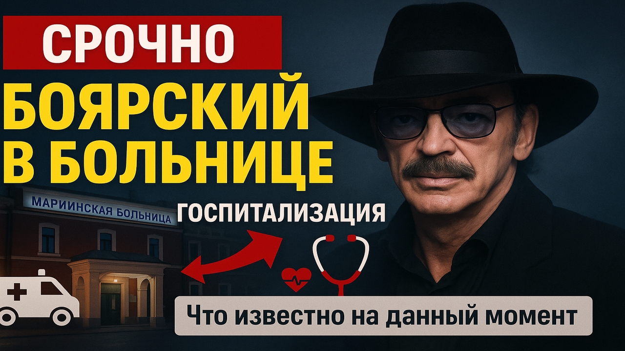 ⚡ Срочно! Михаил Боярский госпитализирован в Санкт-Петербурге — что известно