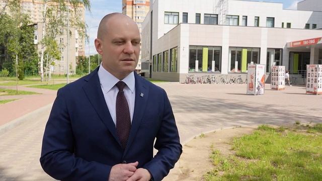 Максим Красноцветов посетил летнюю оздоровительную площадку на базе гимназии №10 в Пушкино