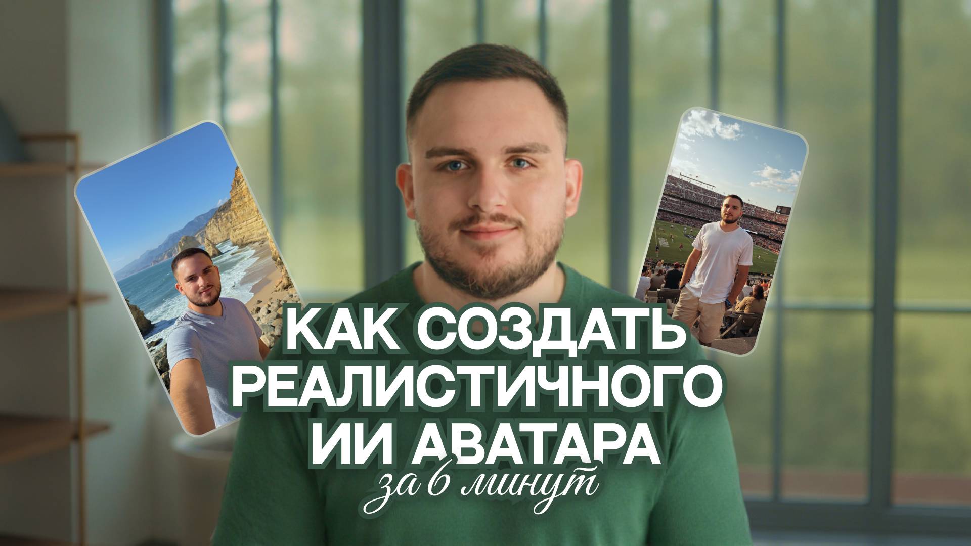 КАК СОЗДАТЬ ИИ АВАТАРА за 6 МИНУТ / Гиперреалистичный ИИ АВАТАР
