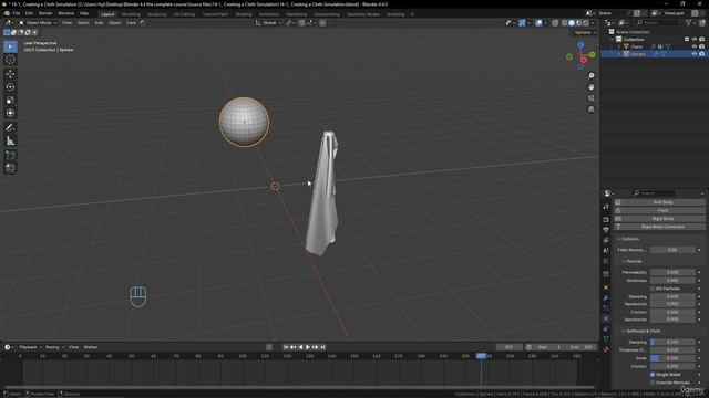 57 - 141 Creating a Cloth Simulation