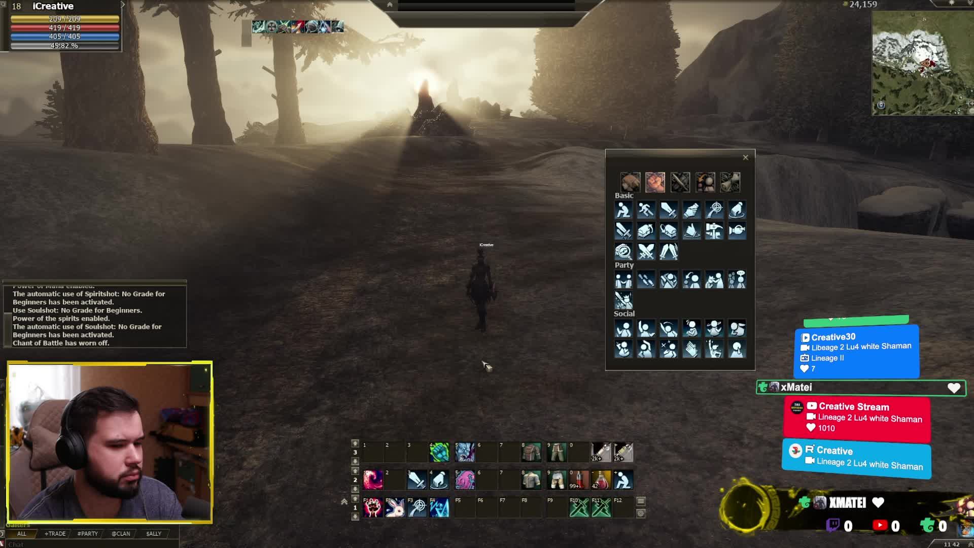 Lineage 2 Lu4 white Shaman