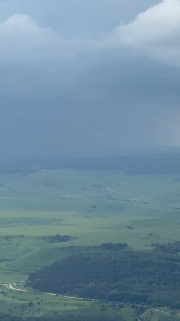 Парк Кисловодска, вид с высоты 1200 метров