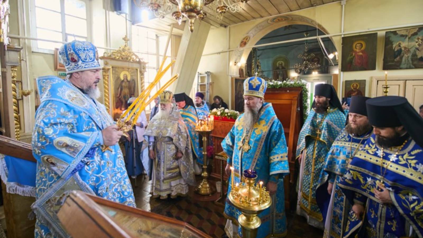 Литургия в праздник иконы Владимирский Божией Матери с.М.Чурашево Ядринского МО  03.06.2025г