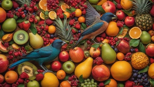 Птицы и фрукты кто от кого зависит