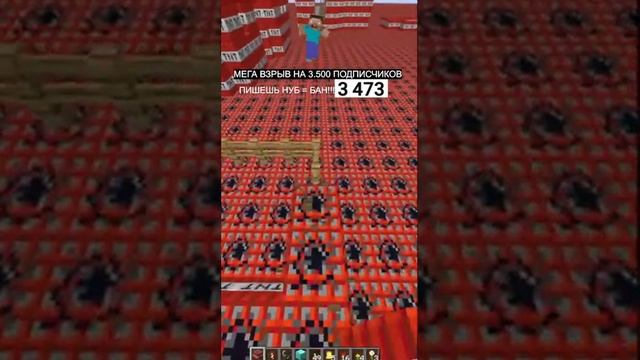 Minecraft tnt village #minecraft #shorts #live