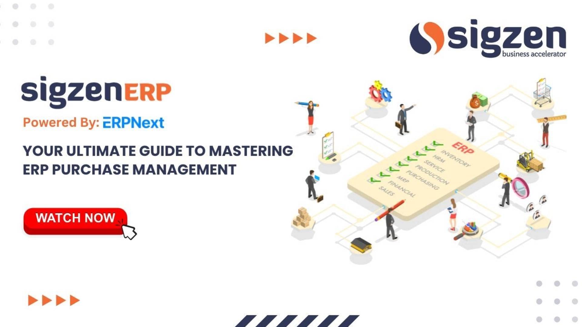 SigzenERP - Your Ultimate Guide to Mastering ERP Purchase Management