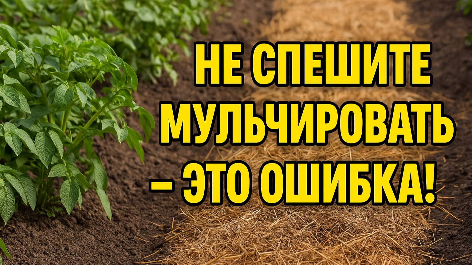 Не мульчируйте почву, пока не узнаете ЭТО! Ошибка многих дачников
