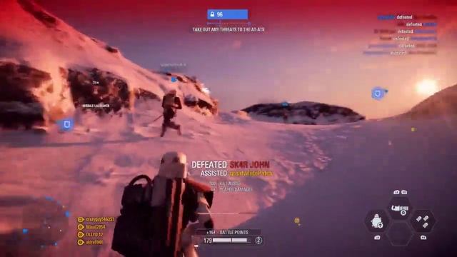 Побег с разрушенной снежной звезды в Star Wars Battlefront 2 🌑💥