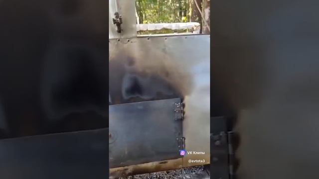 самоходная на дровах