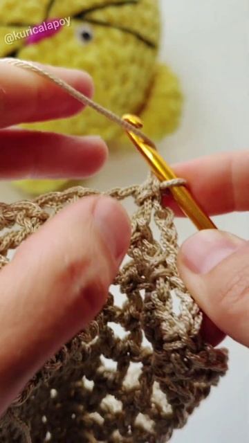 как вязать сетку крючком? #crochet #вязание #вязаниедляначинающих #вязаниекрючком #модноевязание