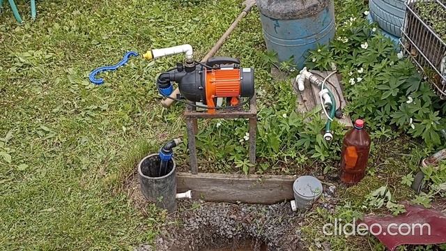 Закончил прокос Травы на Участке , Установил новый Насос на Скважине , Расшир.Бак на выброс