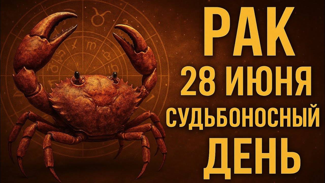 Рак. 28 июня. Сердце подскажет то, чего боится ум. Прислушайтесь. Гороскоп на сегодня