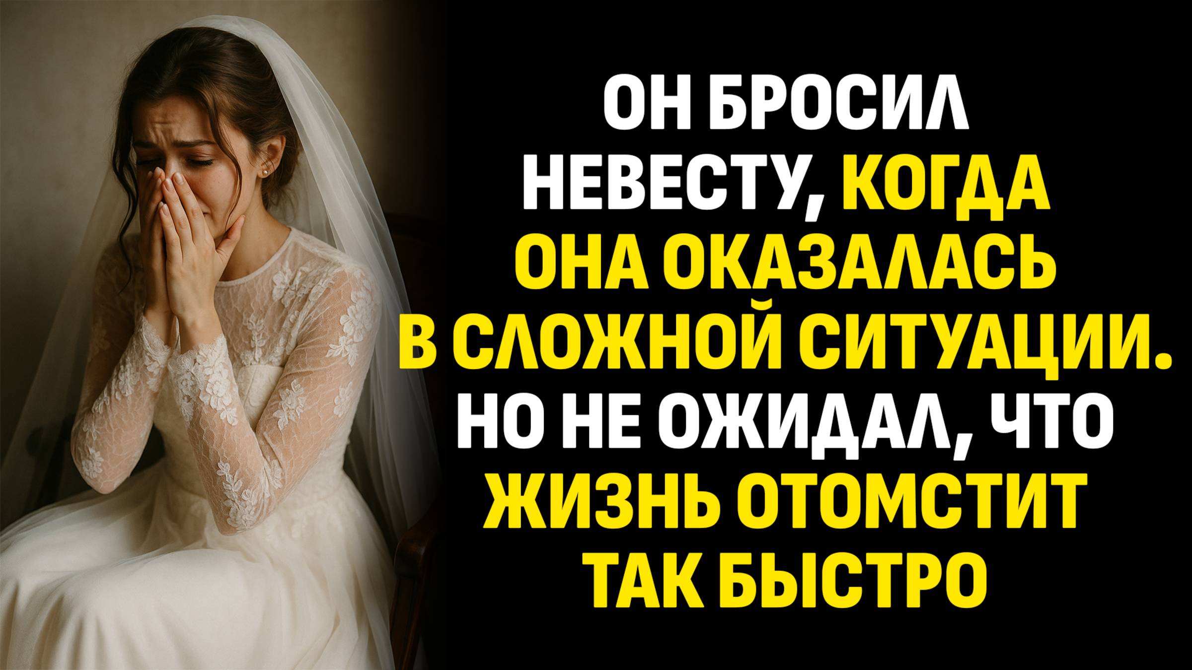 Истории из жизни. Он бросил невесту, когда она оказалась в сложной ситуации. Слушать аудиорассказ
