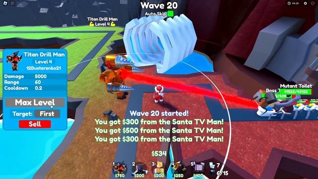 Delvir✨Играю ТОЛЬКО за TITAN DRILL MAN В ENDLESS mode в Toilet tower defense!
