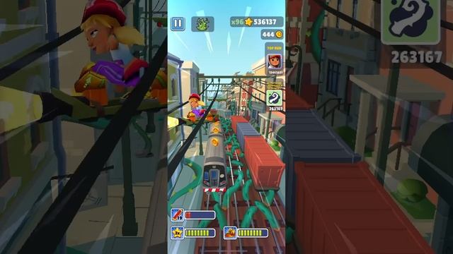 Хищные заросли subway Surfers