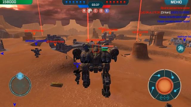 War Robots бой против клана SteelForge часть 2 • Обзор HAPPY ROBOT