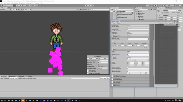 55 - Build A Particle Effect For Reaping Grass - Unity 2D Game Developer Course Farming Rpg