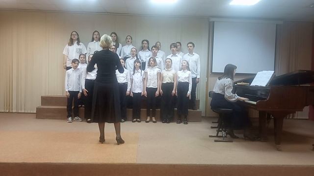 Средний хор "Звонкая капель" ДШИ им Г. Свиридова (г. Тольятти) - Родина моя (автор Дмитрий Соболев)