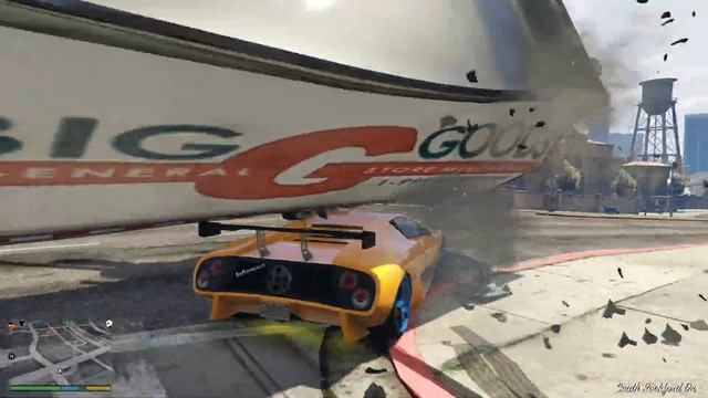 GTA 5 100 Tons Super Car Rampage #30 HD Grand Theft Auto 5