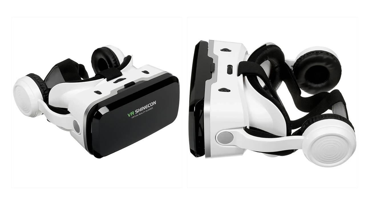 3D VR-шлем с наушниками для игр и фильмов на телефонах Android и iPhone