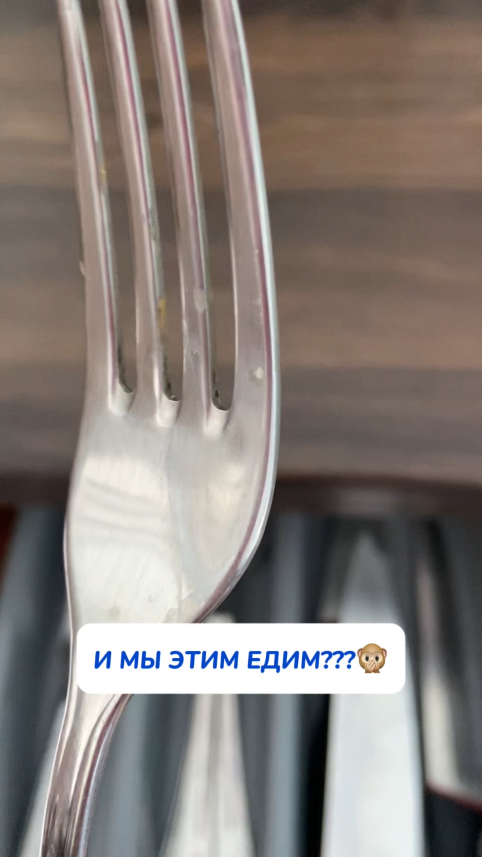 И этим мы едим?