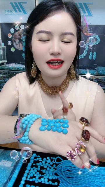 20250625-10 Sleeping Beauty Natural Turquoise Cabochon: Frozen Sky Blues
