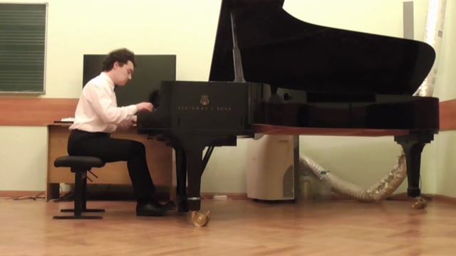 Konstantin Alexeev. Bach Prelude and fugue b flat minor from WTC book 1. 2016