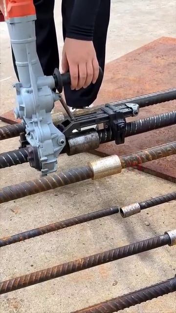 Процесс соединения арматуры