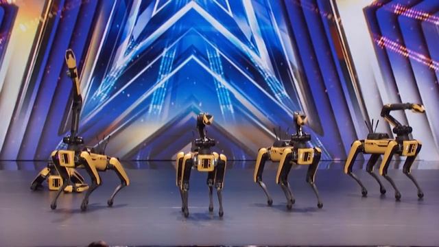 Роботы Spot устроили шоу на America's Got Talent