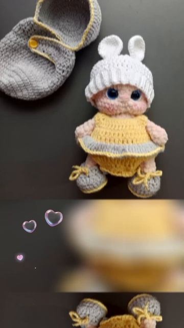 Вяжу игрушки. Пупсик.