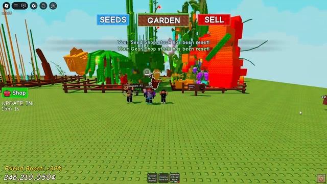 Обнова в Grow a garden)