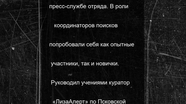 В Пскове завершились командно-штабные учения отряда «ЛизаАлерт»
