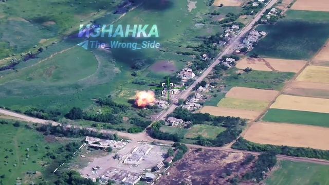Удар БПЛА-камикадзе Герань по ПВД Всу в н.п. Октябрьское (Шахово) 💥🇷🇺👊