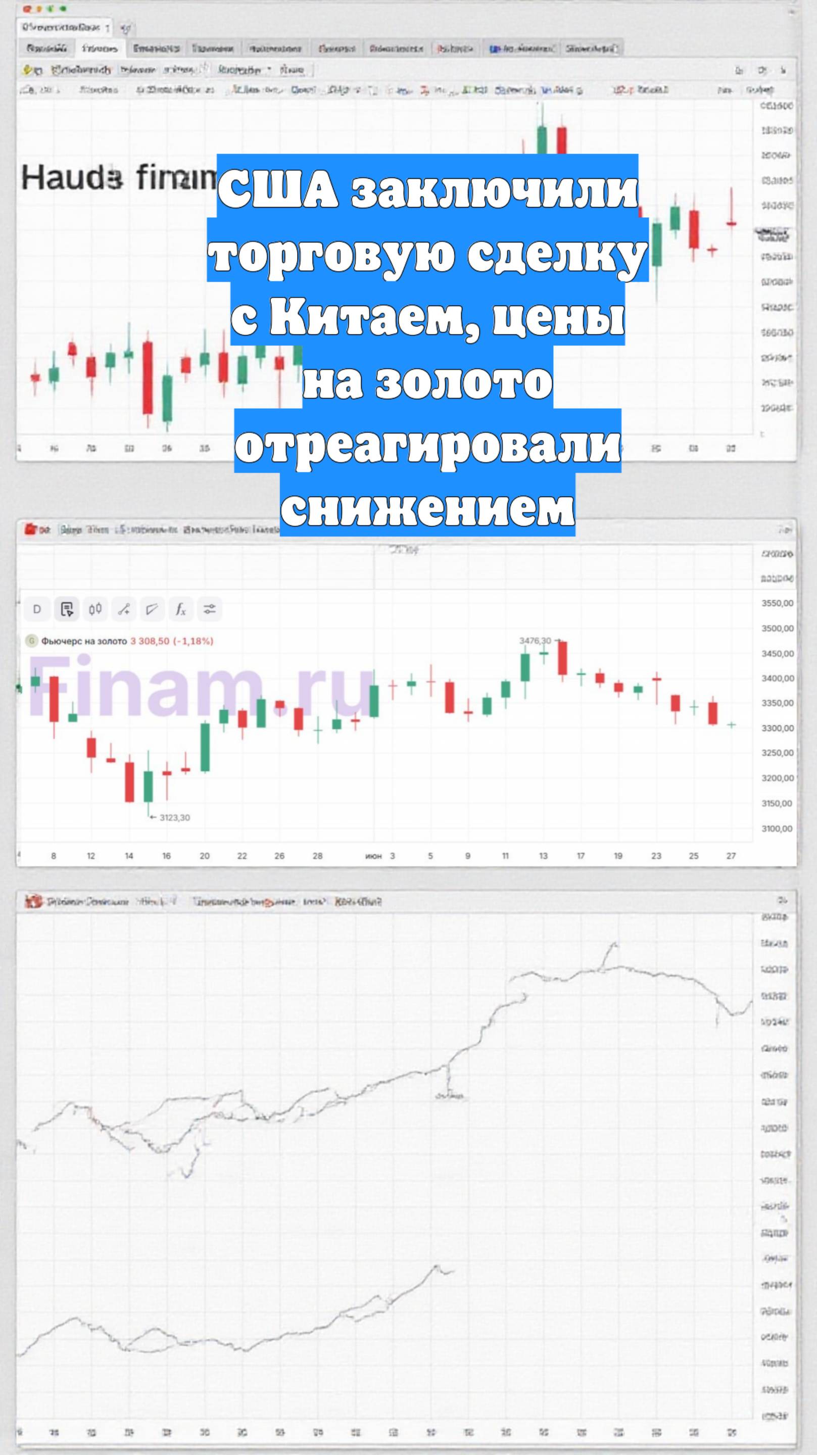 США заключили торговую сделку с Китаем, цены на золото отреагировали снижением