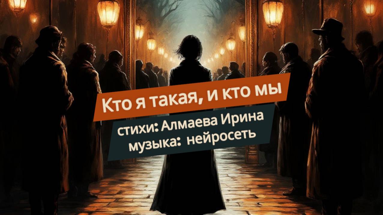 Кто я такая, и кто мы. Слова: Алмаева Ирина. Музыка: нейросеть.