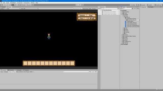 67 - Instantiate Crops When Game Starts - Unity 2D Game Developer Course Farming RPG