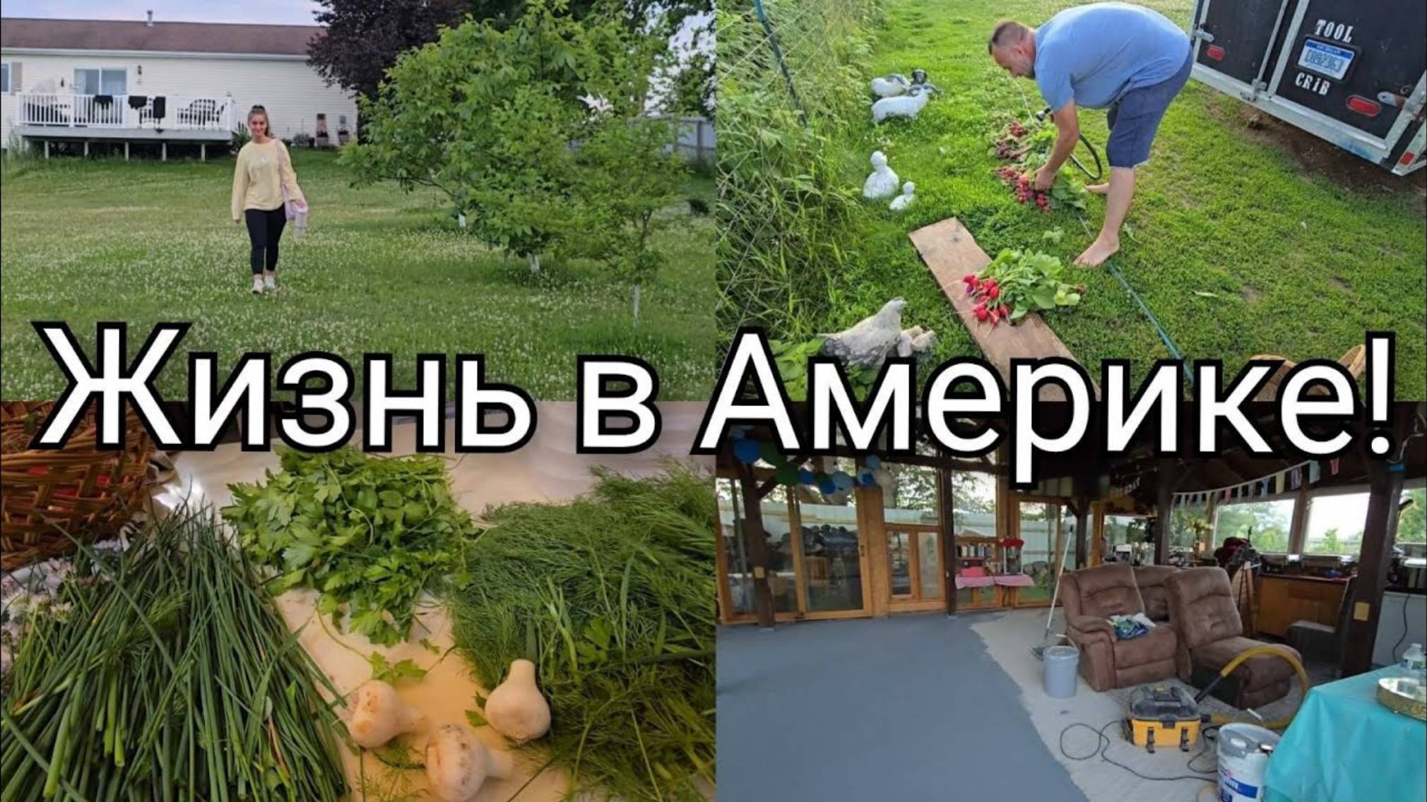 Сельчанка в Америке. ЗАГОТОВКИ НА ЗИМУ, РЕМОНТ В БЕСЕДКИ.