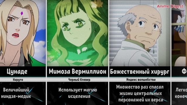 Лучшие Хилеры и Лекари в Аниме | ТОП РЕЙТИНГ